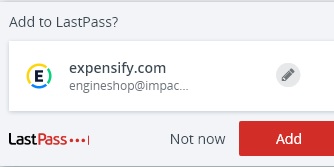 Add to lastpass